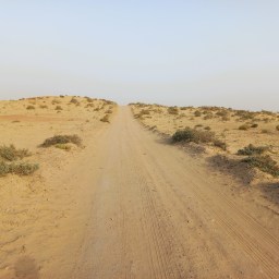 The road to Ganweriwala